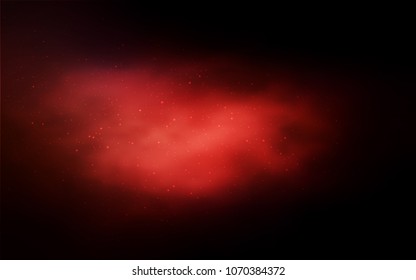 Dark Red vector texture with milky way stars. Modern abstract illustration with Big Dipper stars. Pattern for astrology websites.