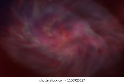 Dark Red vector texture with milky way stars. Shining illustration with sky stars on abstract template. Pattern for astronomy websites.
