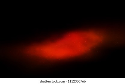 Dark Red vector texture with milky way stars. Shining illustration with sky stars on abstract template. Template for cosmic backgrounds.