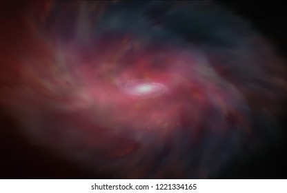 Dark Red vector texture with milky way stars. Blurred decorative design in simple style with galaxy stars. Smart design for your business advert.