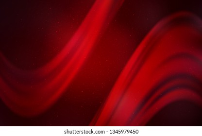 Dark Red vector texture with milky way stars. Shining illustration with sky stars on abstract template. Pattern for astrology websites.