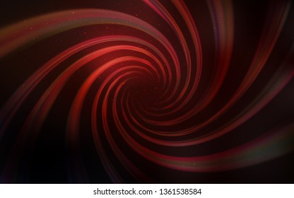 Dark Red vector texture with milky way stars. Space stars on blurred abstract background with gradient. Best design for your ad, poster, banner.