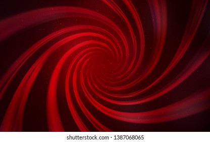Dark Red vector texture with milky way stars. Shining colored illustration with bright astronomical stars. Pattern for futuristic ad, booklets.