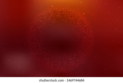 Dark Red vector texture with milky way stars. Shining colored illustration with bright astronomical stars. Pattern for astronomy websites.