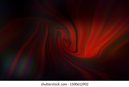 Dark Red vector texture with milky way stars. Shining colored illustration with bright astronomical stars. Pattern for futuristic ad, booklets.