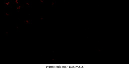 Dark Red vector texture with religion symbols. Abstract illustration with gothic gradient shapes. Best design halloween events.