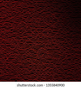 Dark Red vector texture with wry lines. Abstract illustration with bandy gradient lines. Design for your business promotion.