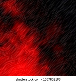 Dark Red vector texture with wry lines. Colorful illustration in circular style with lines. Pattern for websites, landing pages.