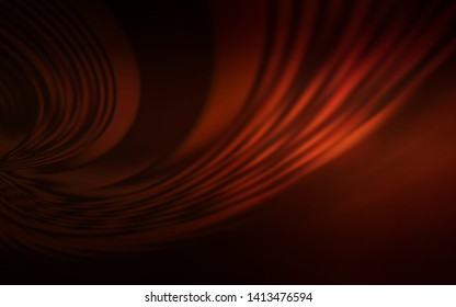Dark Red vector texture with wry lines. A completely new colorful illustration in simple style. Colorful wave pattern for your design.