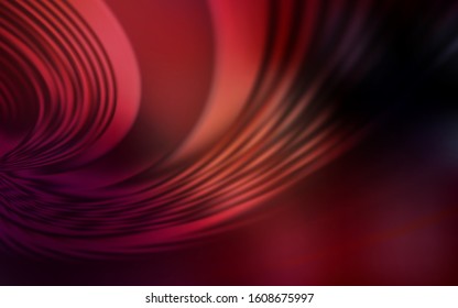 Dark Red vector texture with wry lines. Geometric illustration in abstract style with gradient.  A completely new design for your business.