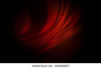Dark Red vector texture with wry lines. A sample with colorful lines, shapes. Elegant pattern for a brand book.