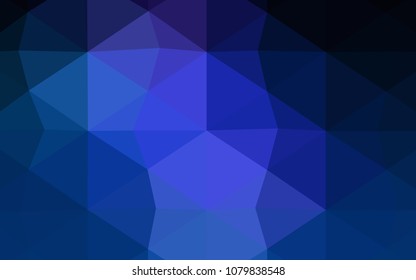 Dark Red vector triangle mosaic template. Creative geometric illustration in Origami style with gradient. A completely new template for your business design.