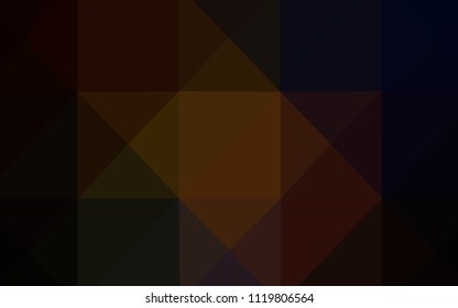 Dark Red vector triangle mosaic texture. A completely new color illustration in a  polygonal style. A completely new template for your business design.