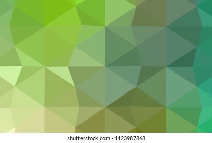 Dark Red vector triangle mosaic texture. Polygonal abstract illustration with gradient. A completely new design for your business.