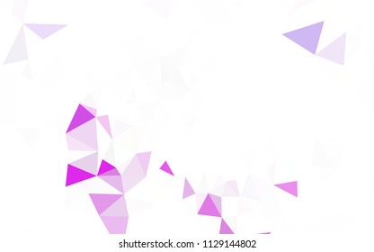 Dark Red vector triangle mosaic cover. Colorful illustration in polygonal style with gradient. Brand new design for your business.