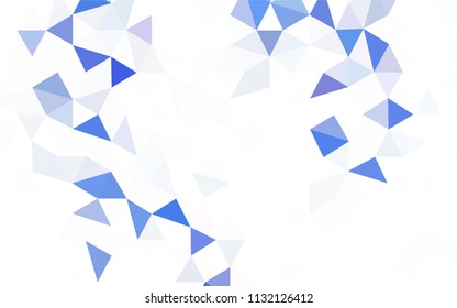 Dark Red vector triangle mosaic cover. Colorful abstract illustration with triangles. New template for your brand book.