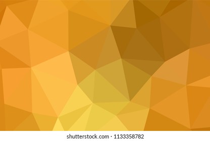 Dark Red vector triangle mosaic template. Glitter abstract illustration with an elegant triangles. Pattern for a brand book's backdrop.