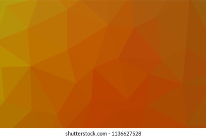 Dark Red vector triangle mosaic cover. Glitter abstract illustration with an elegant triangles. Pattern for a brand book's backdrop.
