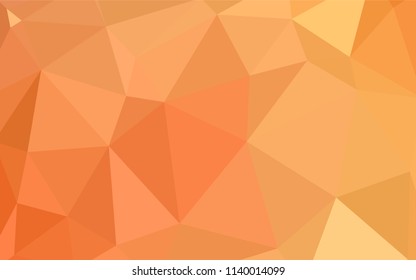 Dark Red vector triangle mosaic cover. Glitter abstract illustration with an elegant triangles. Pattern for a brand book's backdrop.