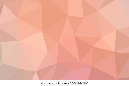 Dark Red vector triangle mosaic template. Glitter abstract illustration with an elegant triangles. Pattern for a brand book's backdrop.