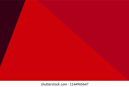 Dark Red vector triangle mosaic cover. Colorful abstract illustration with triangles. Best triangular design for your business.