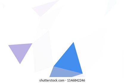 Dark Red vector triangle mosaic texture. Triangular geometric sample with gradient.  Template for cell phone's backgrounds.