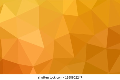 Dark Red vector triangle mosaic cover. Creative geometric illustration in Origami style with gradient. Completely new template for your banner.