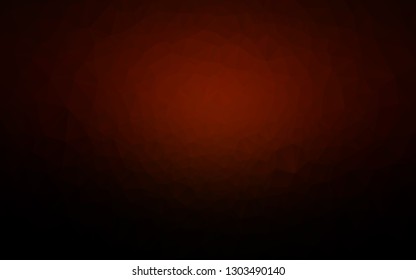 Dark Red vector triangle mosaic template. A completely new color illustration in a vague style. Completely new template for your business design.