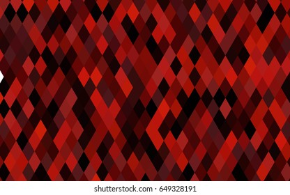 Dark Red vector triangle mosaic pattern. Triangular geometric sample with gradient.  A new texture for your design.