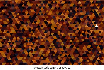 Dark Red vector triangle mosaic template. Geometric illustration in Origami style with gradient.  A completely new design for your business.