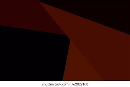 Dark Red vector triangle mosaic pattern. Geometric illustration in Origami style with gradient.  A completely new design for your business.