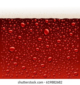 dark red water droplets background