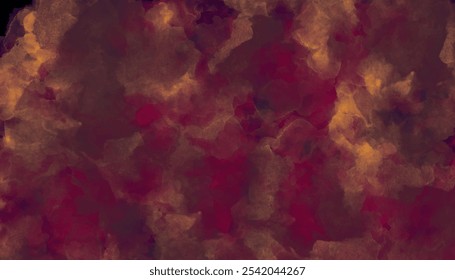 Dark red watercolor background, Dark red grunge texture, modern beautiful stylist watercolor painting with cloudy distressed texture.