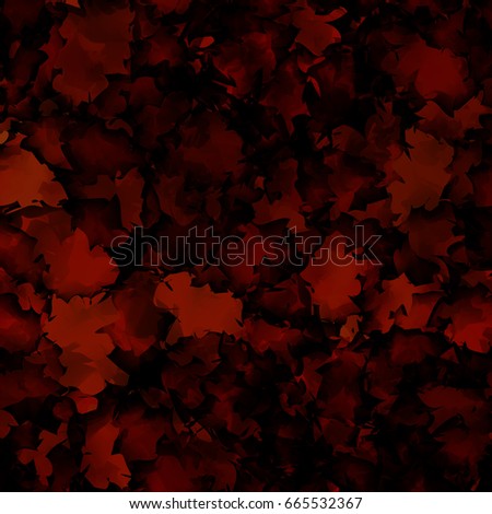 Dark red watercolor texture background. Terrific abstract pattern, expressive messy vector illustration.