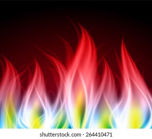 Dark red yellow Abstract fire background. 