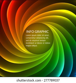 Dark red yellow blue spiral blue red Light Abstract Technology background for computer graphic website internet business. text box. Brochure. card. label. banner. twist. colorful