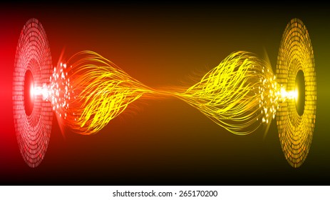dark red yellow color Light Abstract Technology background for computer graphic website internet and business. circuit. silver background