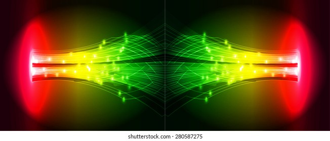 Dark red yellow green light Abstract background. dark red color Light Abstract Technology background for computer graphic website internet and business. circuit. illustration. infographics. ray