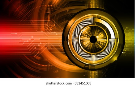 Dark red yellow Light Abstract Technology background for computer graphic website internet business. circuit. vector illustration. infographics. motion move blur.neon. pixel. eye