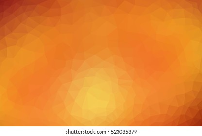 Dark red, yellow low poly template. A sample with polygonal shapes. A completely new template for your business design.