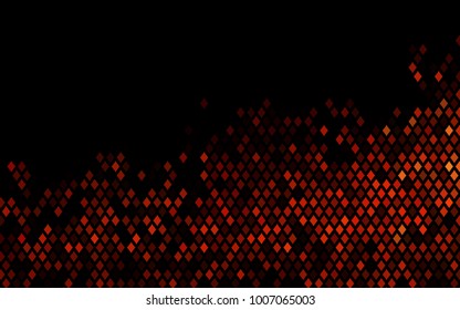 Dark Red, Yellow vector abstract textured polygonal background. Blurry rectangular design. The pattern with repeating rectangles can be used for background.