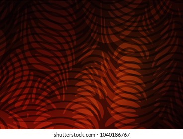 Dark Red, Yellow vector abstract doodle background. Blurred decorative design in Indian style with Zen tangles. A new texture for your design.