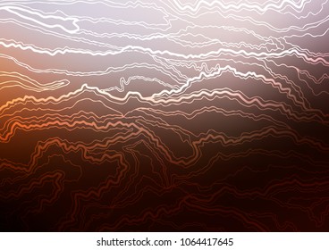 Dark Red, Yellow vector abstract doodle template. Creative illustration in blurred style with doodles and Zen tangles. The pattern can be used for coloring books and pages for kids.