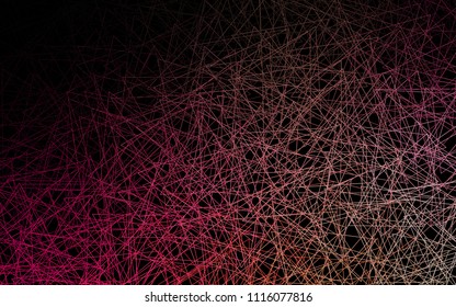 Dark Red, Yellow vector abstract colorful background, which consist of triangles. Pattern with colored triangles on white background.