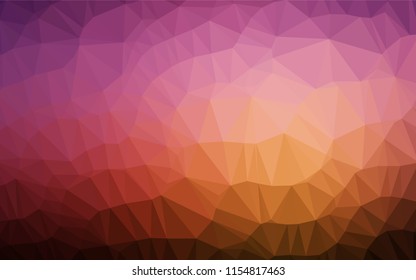 Dark Red, Yellow vector abstract mosaic pattern. Colorful abstract illustration with gradient. Brand new style for your business design.