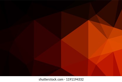 Dark Red, Yellow vector abstract mosaic pattern. Brand new colored illustration in blurry style with gradient. Brand new design for your business.