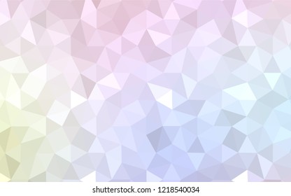 Dark Red, Yellow vector abstract polygonal background. Triangular geometric sample with gradient.  A new texture for your web site.