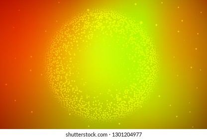 Dark Red, Yellow vector abstract bright texture. An elegant bright illustration with gradient. New way of your design.