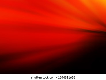 Dark Red, Yellow vector abstract blurred pattern. Modern geometrical abstract illustration with gradient. A completely new template for your design.