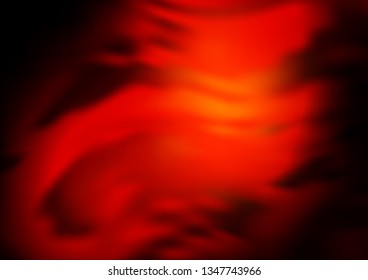 Dark Red, Yellow vector abstract blurred pattern. A completely new color illustration in a bokeh style. The best blurred design for your business.